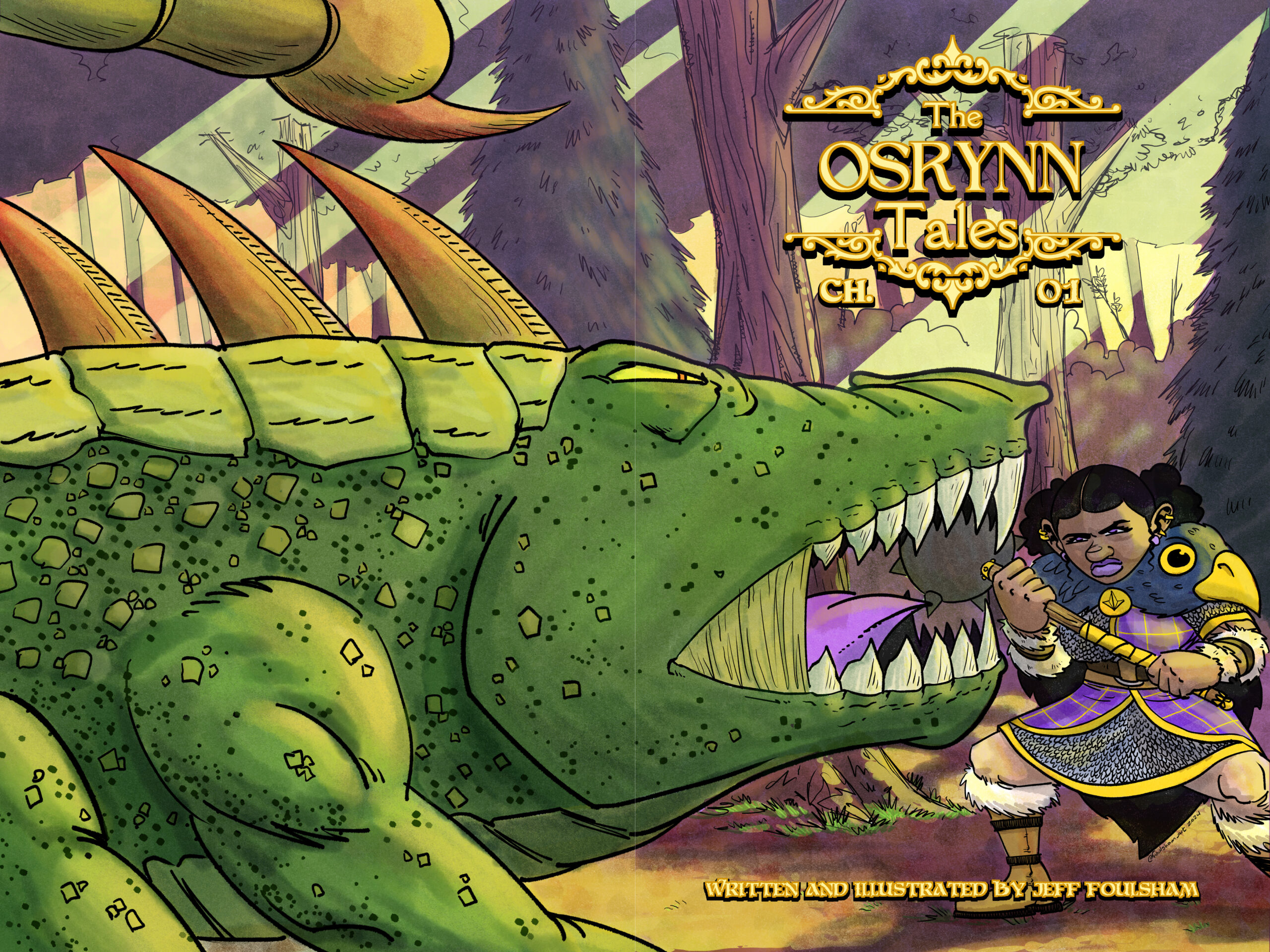 The Osrynn tales issue 1 comic cover